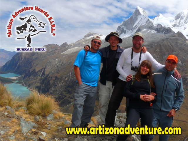 Grupo de Aventura y Montaña Brasil viaje 2010 en la Quebrada de Llanganuco